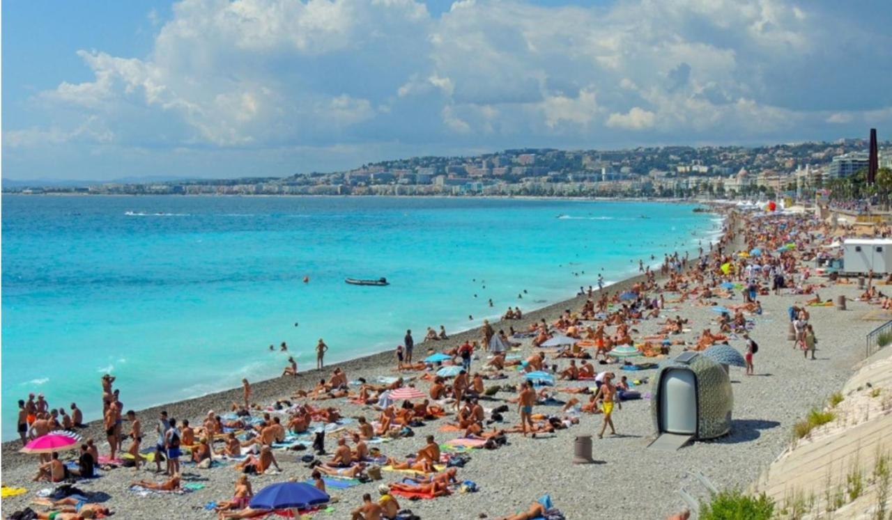 Domes Seaside Residence Piscine, Free Parking, Airport Tramway Nice Bagian luar foto